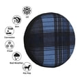 thumbnail image 5 of Multi-Size Car Tire Dust Cover Sunscreen, Corrosion, Dust And Water Keep Spare Tires Clean Midnightblue Buffalo Plaid Check Tartan Scotland_3 17 Inch, 5 of 8