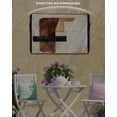 thumbnail image 6 of Outdoor TV Cover 48 to 50 Inch Weatherproof, Vintage Brown Color Blocks Waterproof TV Screen Protector for Outside Decor with Zipper and Pocket 48"L x 30"H , Abstract Graffiti Art Modern, 6 of 7