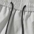 thumbnail image 7 of Jaunzuar Hiking Pants Men Straight Leg Drawstring Cargo Pants Casual Athletic Work Pants with Pockets L, 7 of 7