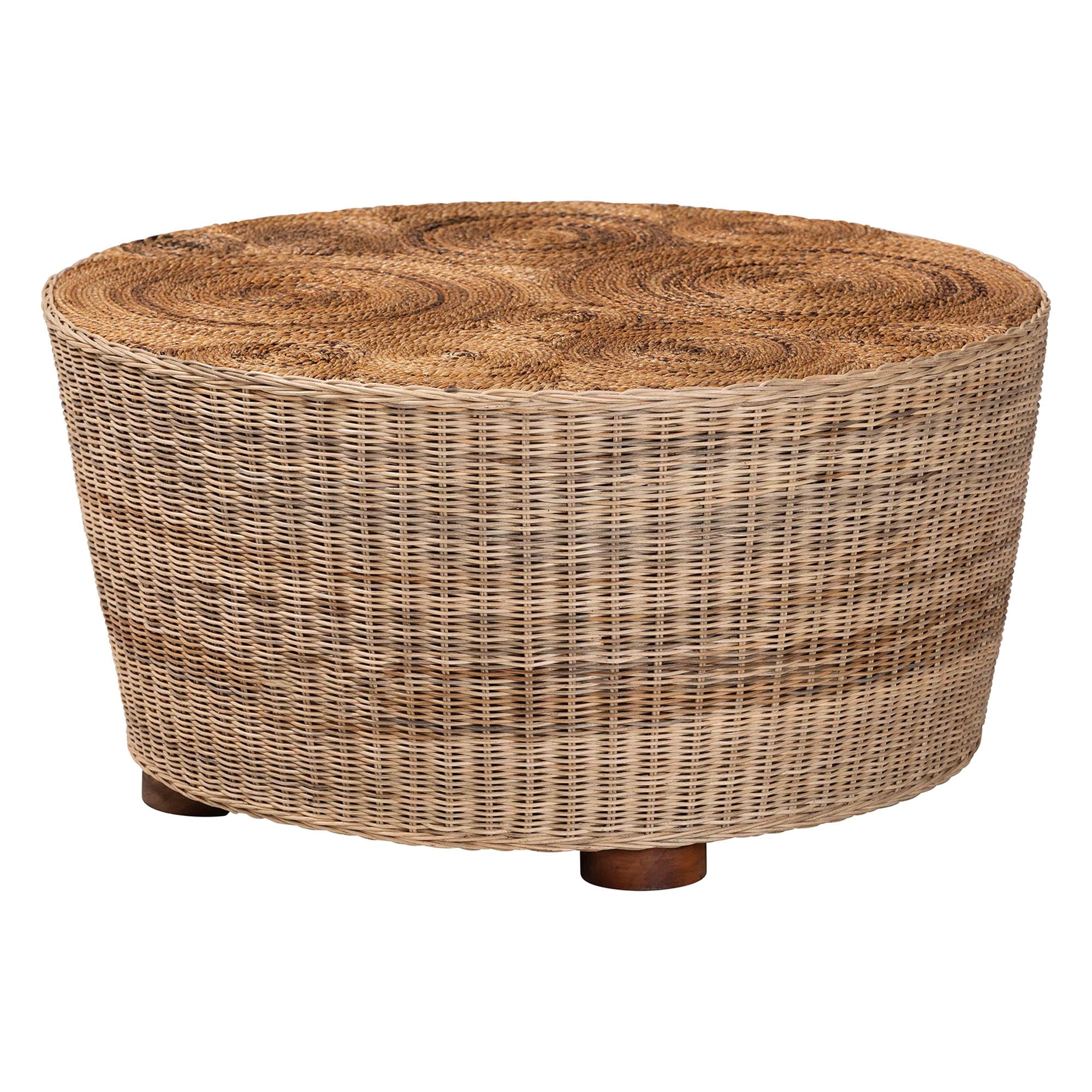 bali & pari Hosanna Boho Coffee Table, Natural Brown