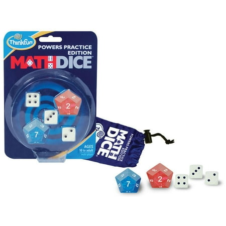 UPC 019275015169 product image for Math Dice Set - Powers Practice Edition - ThinkFun Toy | upcitemdb.com