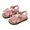 Pink, variant on Girls Summer Flat Sandals - Toddler Little Kid Dress Sandals Shoes with Non Sole for Beach Party Daily Wear