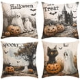thumbnail image 2 of Fundas Almohada Calabaza Otoño para Interiores Y Exteriores Halloween (E), 2 of 9