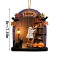 thumbnail image 2 of Vrorvz Halloween Ghost Ornaments with Spooky Cute Decor for Halloween Lovers Versatile Hanging Decoration for Home and Party Featuring Adorable Ghost Scenes 3.1in Multicolor, 2 of 2