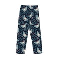 thumbnail image 4 of Kdxio Glowing Butterfly Print Men's Sleep Pajama Pant Lounge Pants with Pockets, 4 of 8