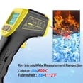 thumbnail image 3 of Termómetro Termómetro infrarrojo, pistola de temperatura láser digital sin contacto -58 ° F a 1112 ° TOMSHOO Termómetro, 3 of 7