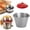 B, variant on Dreamyjuly 304 Stainless Steel Dipping Bowl with Handle, Small Sauce Pot for Ketchup Vinegar, Western Restaurant Cooking and Serving Dish, A 2Pcs