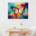 thumbnail image 2 of COMIO Sense Canvas Butterfly Vibrant  Canvas Art - Home Decor Wall Art Print Poster Painting Large, 2 of 4