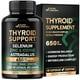 thumbnail image 1 of Apoyo tiroideo para mujeres - Astrágalo | Selenio 200 mcg | Zinc y Yodo | L-Tirosina | Hierbas adaptógenas - Antioxidante y apoyo inmunológico 21 en 1 - Vegano, sin OGM, probado en laboratorio - 60 cá, 1 of 5
