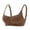 Coffee, variant on Womens Square Neck Wireless Bra Breathable Seamless Push Up Adjustable Straps Solid Color Comfortable Supportive Everyday Lingerie For All Seasons