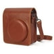 thumbnail image 1 of [Marrón] Adecuado para Cámara Instantánea Instax Mini 40 Bolso Con Correa para El Hombro Funda Protectora Cuero Pu (marrón Claro), 1 of 9