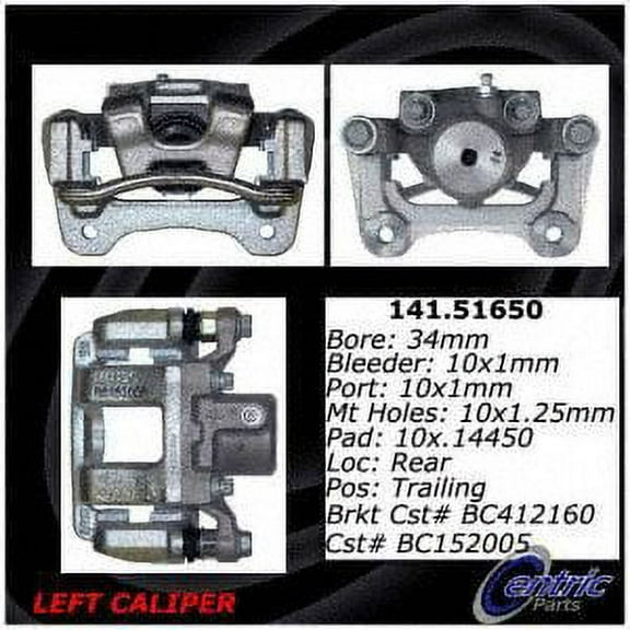 Centric 141-51650 Semi-Loaded Caliper