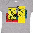 thumbnail image 4 of Inktastic Bike Pattern Blocks Boys or Girls Baby Bodysuit, 4 of 5