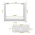thumbnail image 2 of White Plastic Cooler Replacement Handles for 90-100 Quart Cooler Handle,Cooler Replacement Handles, 2 of 5