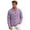 Purple, variant on Mens Cardigan Sweater Long Sleeve Casual Button Down Lapel Collar Hollow out Knit Cardigans Fall Clothes