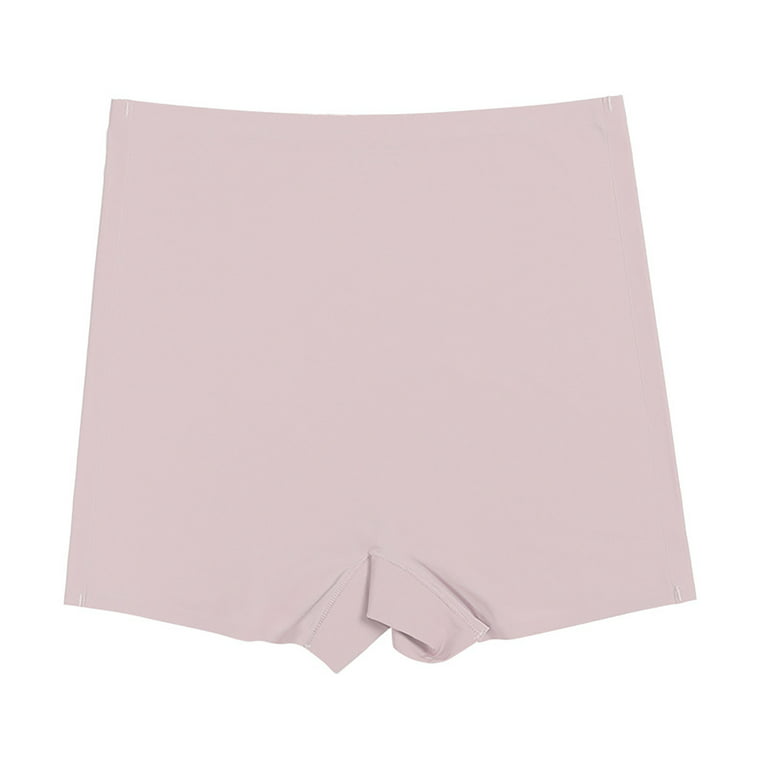 Knosfe Boy Short Underwear for Women Anti Chafing High Waisted Seamless Compression  Underwear Women Pink XL 