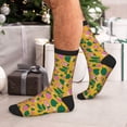 thumbnail image 7 of Pofeuu Strawberry Print Crew Socks, Adult Running Hiking Socks for Youth and Adult, 7 of 7
