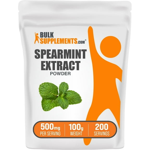 BulkSupplements Spearmint Extract Powder - 500mg per Serving - 100 Grams (3.5 oz) - 200 Servings