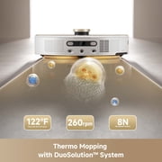 MOVA V50 Ultra Complete Robot Vacuum and Mop, Pet Hair Carpet Friendly,24000 Pa Suction, Self-Cleaning Filter,Fast Mop Drying