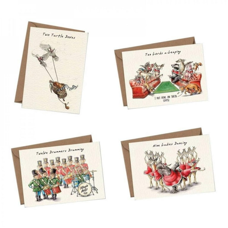 12 Days of Christmas Small Note Cards