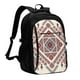 thumbnail image 1 of Balery Fashion Tatreez2 Mochila con carga USB para hombre y mujer - Mochila impermeable y antirrobo para laptop con puerto USB para viajes, trabajo, 1 of 7