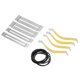 thumbnail image 1 of Extendedor de cuerda de metal, protector de diapasón resistente multifuncional al desgaste de tamamo compacto con bandas de goma para aderezos y pulidos, 1 of 7