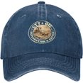 thumbnail image 1 of Ctt Oil Exploration and Cattle hat Funny Denim Cap, 1 of 7