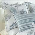 thumbnail image 2 of Levtex Home - Truro - Euro Sham (26x26in.) - Tropical Coral in Shades of Blue, 2 of 3