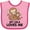 Pink and Fuchsia, variant on Inktastic My Lola Loves Me Boys or Girls Baby Bib