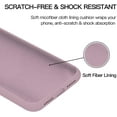 thumbnail image 5 of iPhone 11 Case iPhone 11 Phone Case Liquid Silicone Soft Gel Rubber Cover Microfiber Lining Anti-Scratch Durable Full Body Shockproof Protective Phone Cases for iPhone 11 6.1", Lilac Purple, 5 of 15