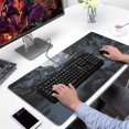 thumbnail image 2 of Wukong Mouse Pad No Skid Cool Rubber Mousepads for Table Desk Snow, Buildings, Stairs Desk Mouse Pad for Computer Desk Laptop Decoration (31.5x15.7in), 2 of 7