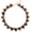 Dark Brown, variant on Resin Heart Necklace Vintage Statement Necklace for Women Adjustable Chunky Beads Choker Lightweight Acrylic Jewelry