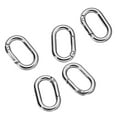 thumbnail image 4 of 5 piezas de mosquetones de anillos ovalados de resorte BLESIY ganchos de resorte de aleación de Zinc 1 pulgada, 4 of 8
