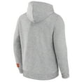 thumbnail image 3 of Men's Fanatics  Heather Gray Cleveland Browns Legacy Fleece Pullover Hoodie, 3 of 7