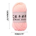 thumbnail image 3 of Foqnuq 5 Strands Milk Cotton Yarn for Crochet & Knitting, Acrylic Thread for DIY Projects, Baby Sweater, Dolls, Bags, Scarves - 50g, 325m Soft & Durable, 3 of 6