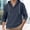 Navy, variant on WIZUTIZ Mens Linen Henley Hoodies Long Sleeve Button Down Sweatshirts Drawstring Casual Beach Pullover Tops Fall Fashion Shirt