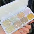 thumbnail image 4 of SIfdSeng Face Highlighter White Highlighter Body Powder Makeup Highlighter Cosmetics Highlight Powder Tray Silver Eyeshadow Pencil, 4 of 7