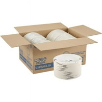 Dixie Ultra; Pathways Heavyweight Paper Plates by GP Pro - 125 / Pack - Microwave Safe - White - Paper Body - 500 / Carton | Bundle of 5 Cartons