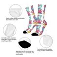 thumbnail image 4 of 67 Socks Novelty Six Seven Crew Socks Funny Gifts For Unisex Men Women, 4 of 5