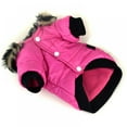 Winter Pet Dog Clothes Super Warm Soft Fur Hood Jacket for Small Dog