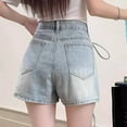 thumbnail image 5 of Jjayotai Shorts for Women, Womens Plus Size High Waisted Denim Half Skirt Pants, Jean Shorts Womens, 5 of 9