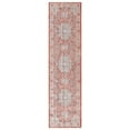 thumbnail image 3 of SAFAVIEH Kenitra Zlata Floral Bordered Polyester Area Rug, Red/Blue, 4' x 6', 3 of 7