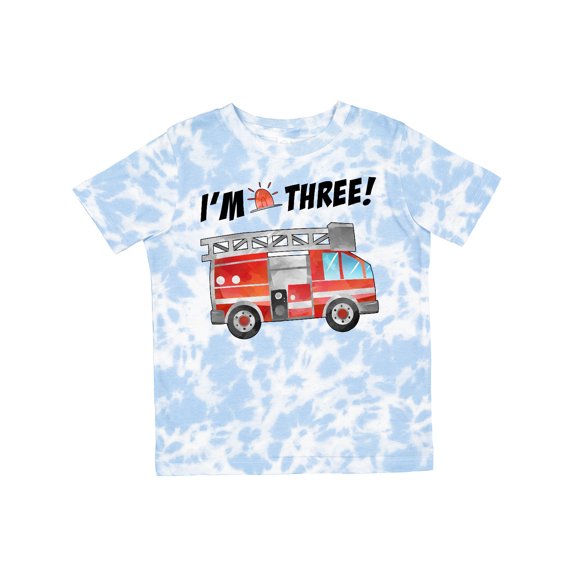 Inktastic I'm 3 Fire Truck 3rd Birthday Boys or Girls Toddler T-Shirt