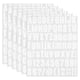 thumbnail image 1 of Kit de letras y números de vinilo Uxcell, calcomanías autoadhesivas para buzón, señal blanca 486 piezas 6 hojas, 1 of 6