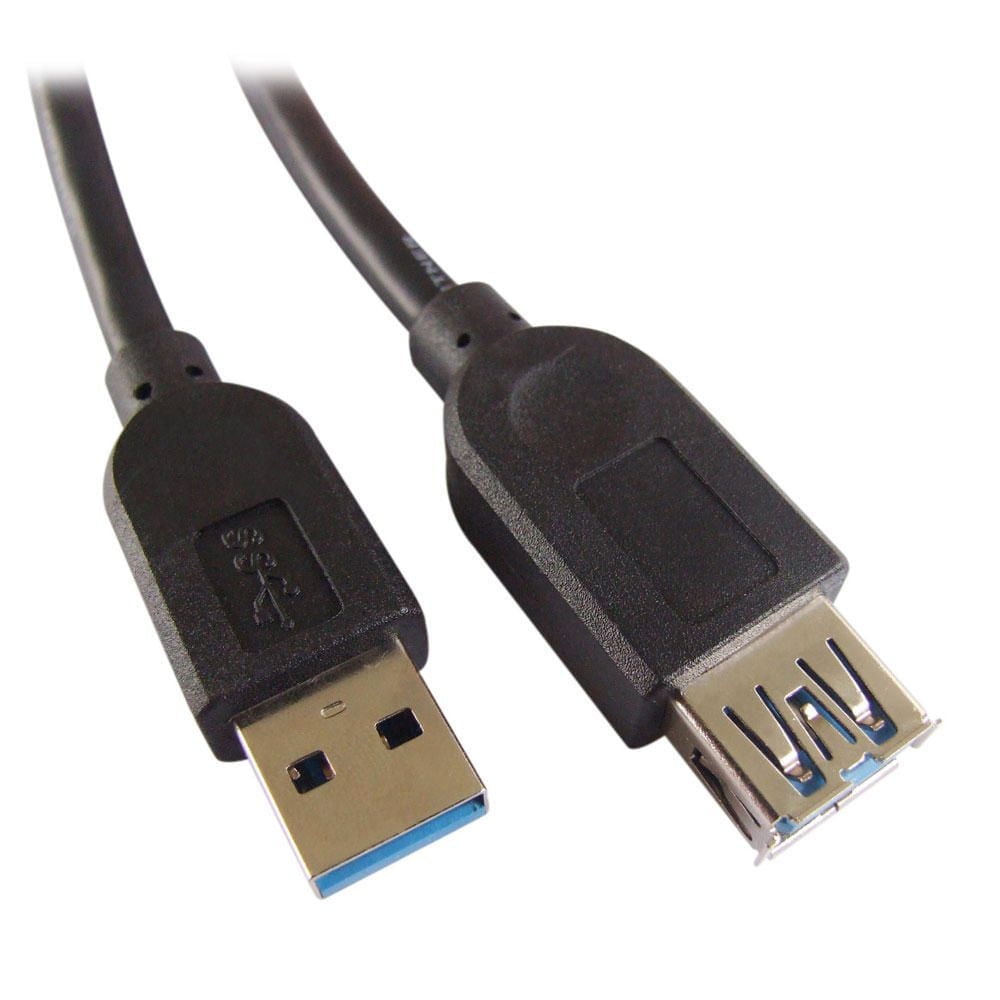 BlueDiamond USB 3.0 Cable A to A Male to Male - High-Speed Data Transfer, Durable Black 10ft (3m)