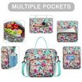 thumbnail image 2 of Pioneer Flower Floral Print Pattern Womens Lunch Box for Work,Insulated Large Lunch Bag for Tween and Teen,Loncheras Para Mujer,Leakproof Adult Lunch Bag for Work,Beach,Travel,Picnic,Camping, 2 of 7