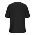 thumbnail image 6 of FAIWAD Men's Cotton Short Sleeve Tops Round Neck Casual Summer Tops Drop Shoulder Loose Outdoor Tops, 6 of 8
