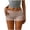 *Khaki, variant on Women’s Low Rise Elastic Waist Shorts,Casual Short Shorts for Summer White,Women's Plus XXL
