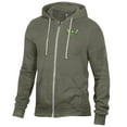 thumbnail image 2 of Men's Green Wayne State Warriors Rocky Full-Zip Hoodie, 2 of 3