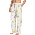 thumbnail image 2 of Uemuo Funny Chicken Pattern Men's Wide Leg Palazzo Lounge Pants with Pockets Light Weight Loose Comfy Casual Pajama Pants-Medium, 2 of 9